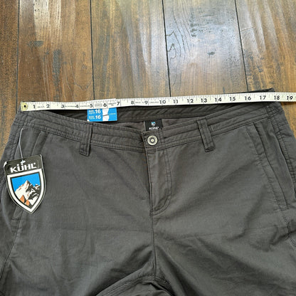 Kuhl Kurve Pants Womens 16 Black Low Rise Kanvas Stretch Legendary Pant 36x31