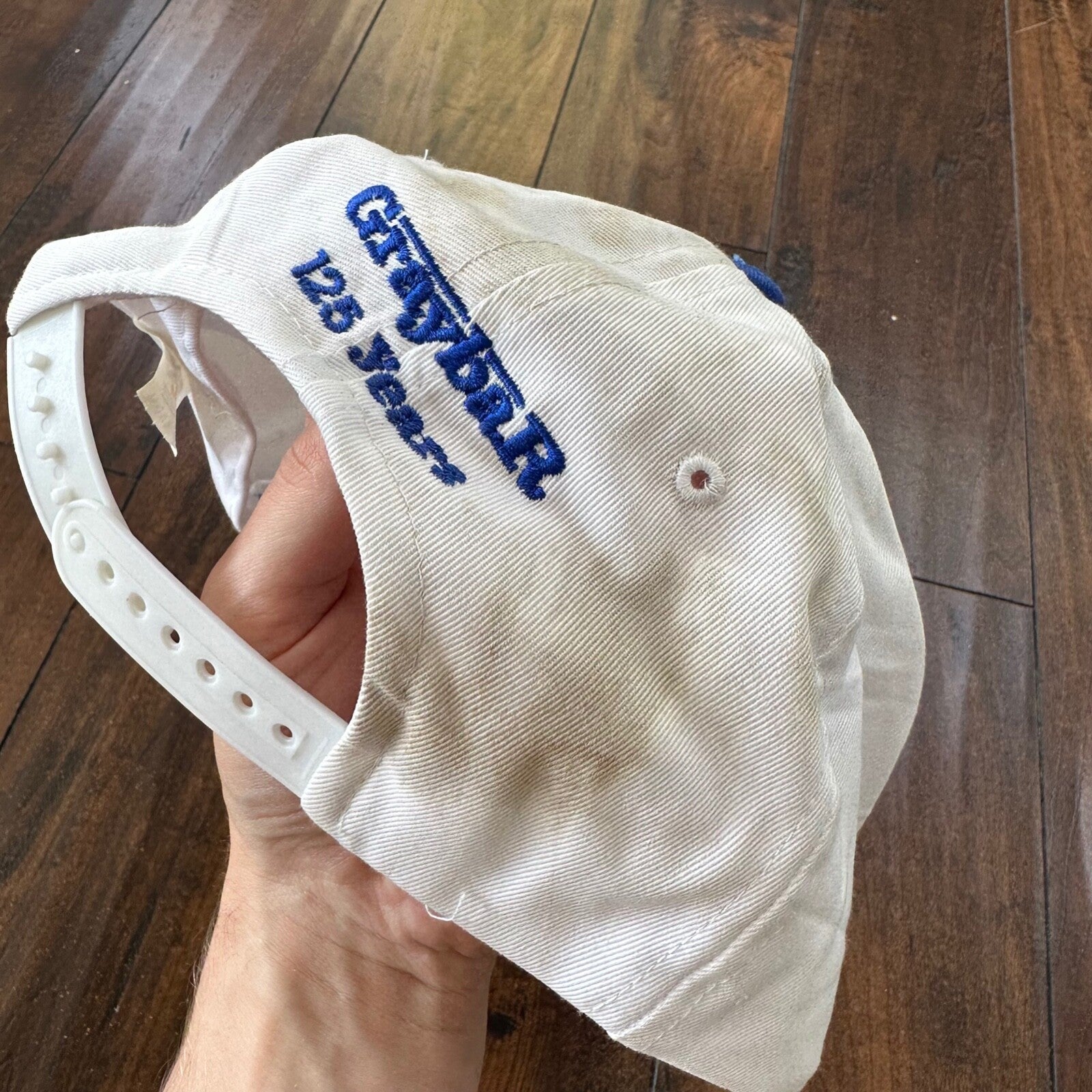 Grayback Trucker Vintage Hat Cap Snapback 1994 90s Blue White Cars Nascar Sports