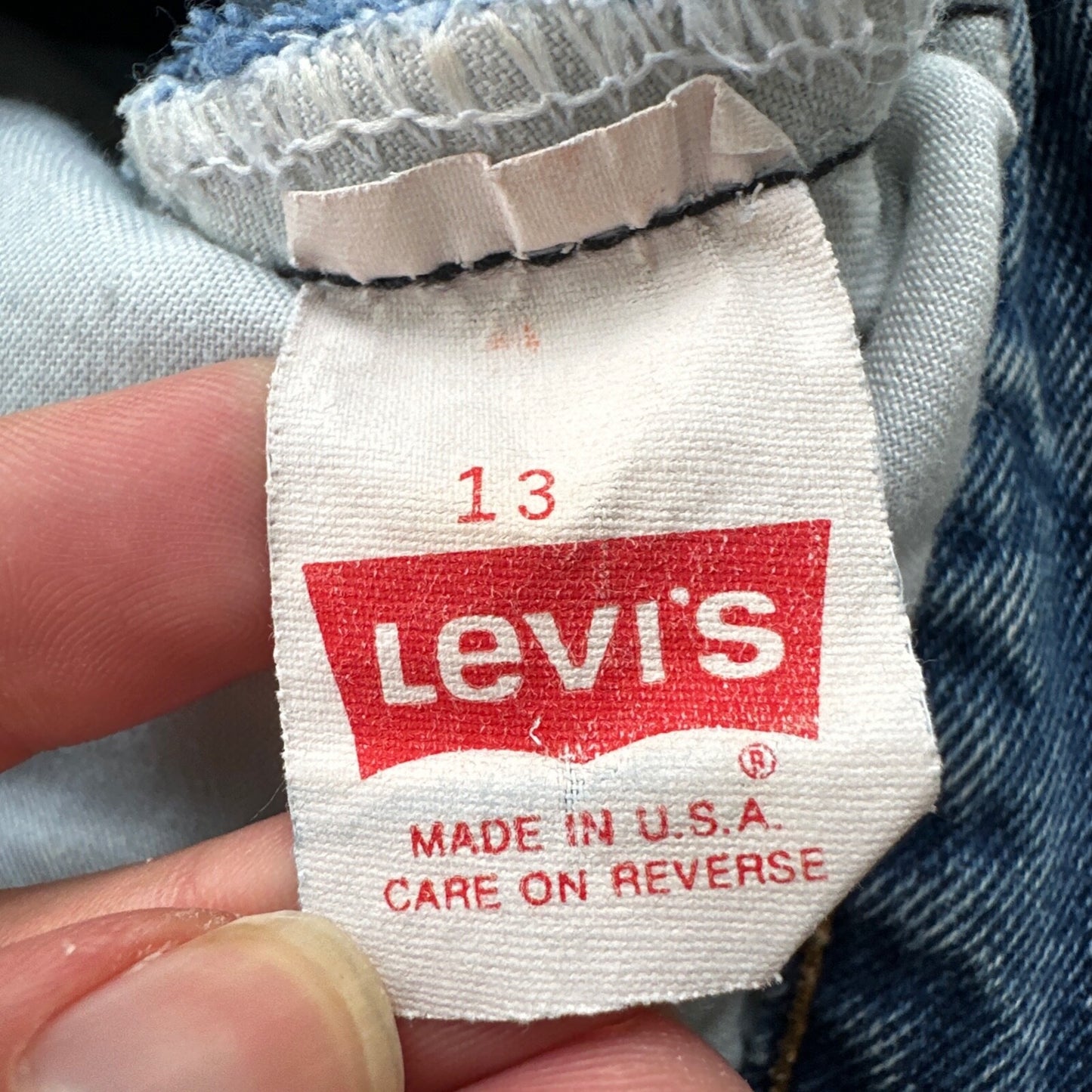 VTG Levis 1980s Womens Jeans 17505 High Rise Blue 27x28 80s 501 505 13 USA