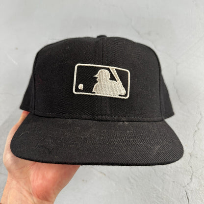 Vintage New Era Major League Baseball Wool MLB Umpire Hat Cap Mens 7 3/8 USA