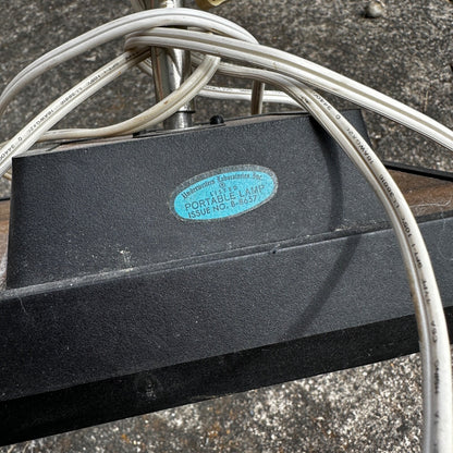 Vintage Industrial Lamp Articulating Workbench Light MCM Mid Century Style