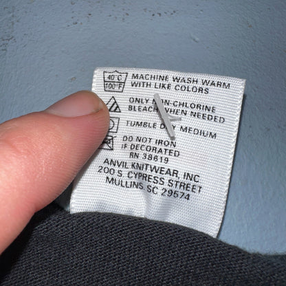 Nascar Team USA Anvil VTG T Shirt Womens XL Tank Top Solid Black Cars Racing