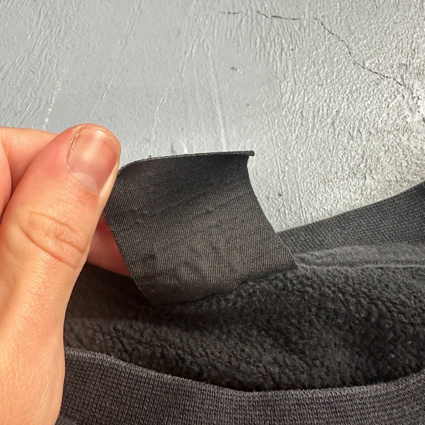 Nike Men's Black Crewneck Fleece Sweatshirt Size 2XL Pullover Long Sleeve