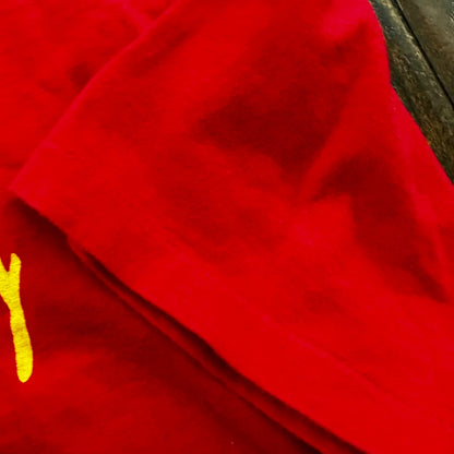 USC Gerontology Vintage T Shirt Hanes 80s Red College School Science Study Rap