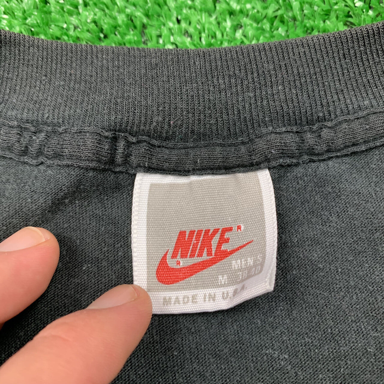 Nike Vintage T Shirt Mens Palm Tree Beach Sandals Florida Beach Summer 80s Black