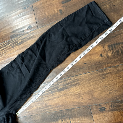 Paige Verdugo Crop 31 Skinny Ankle Jeans Black Size 30 X 26 Nordstrom Cool