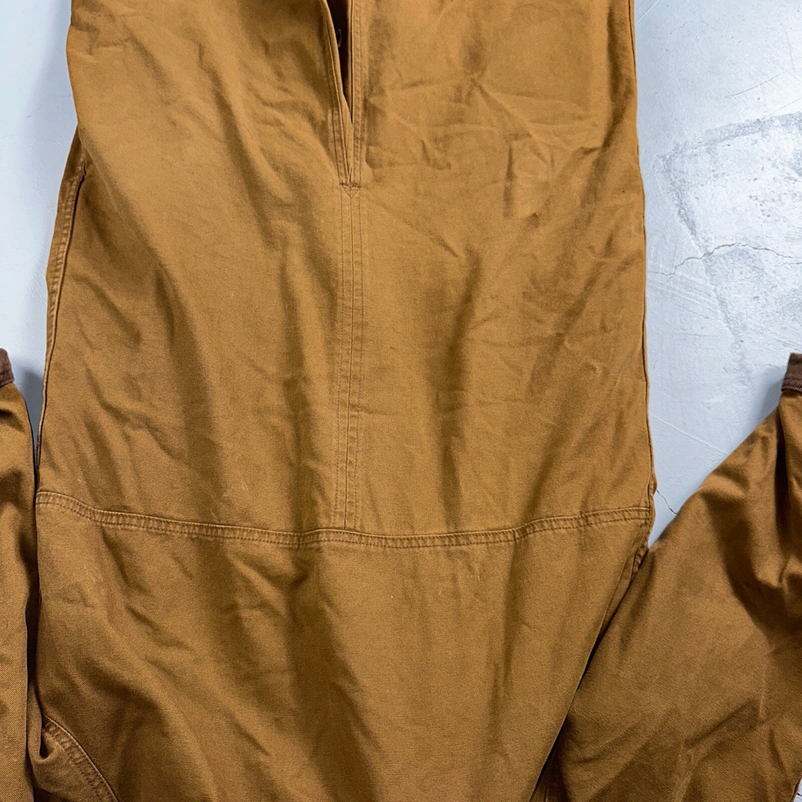 Vintage LL Bean Aztec Fleece Lined Womens Canvas Long Button Duster Coat M