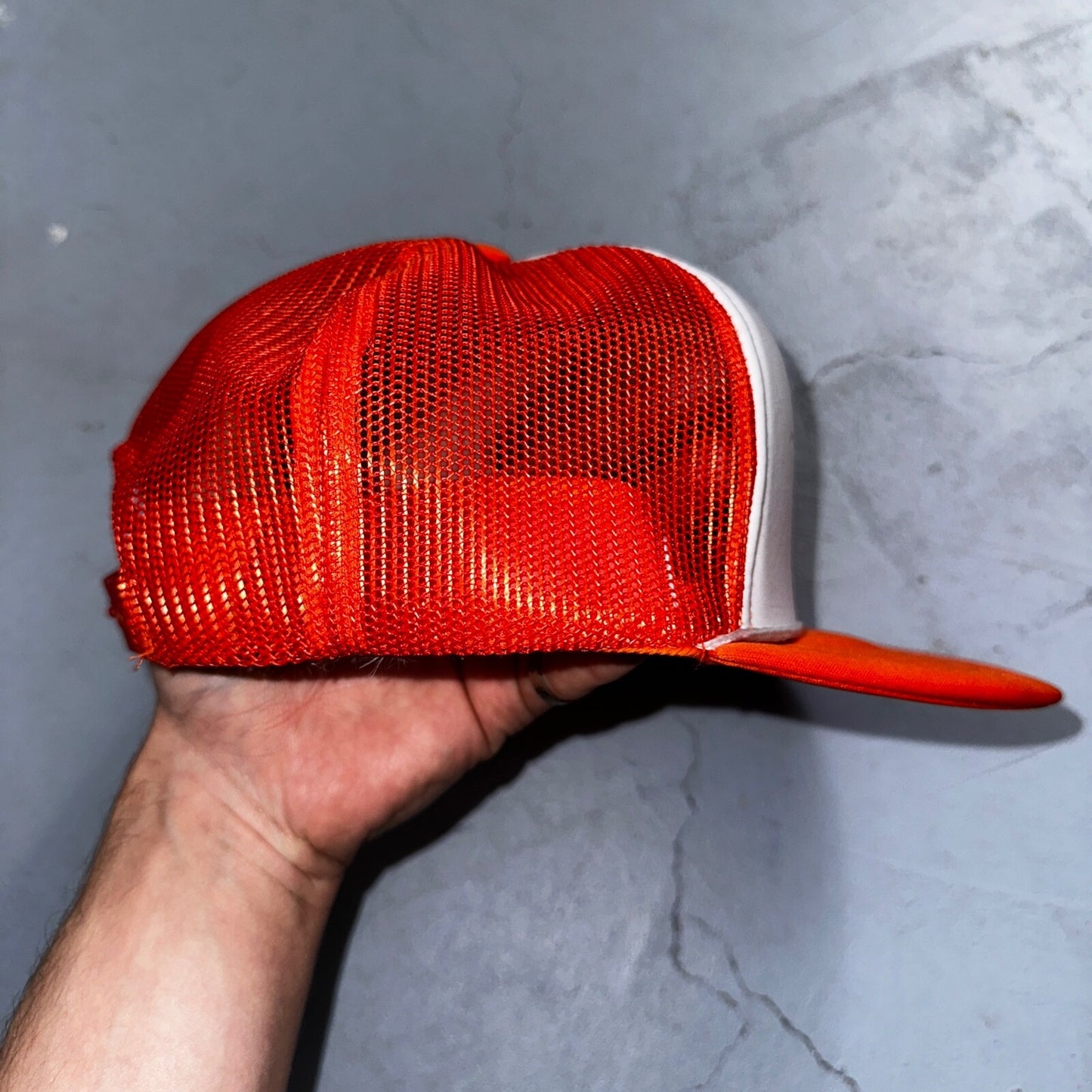 OSU Oregon State Beavers VTG Hat Cap Snapback Orange White 80s PDX Corvallis