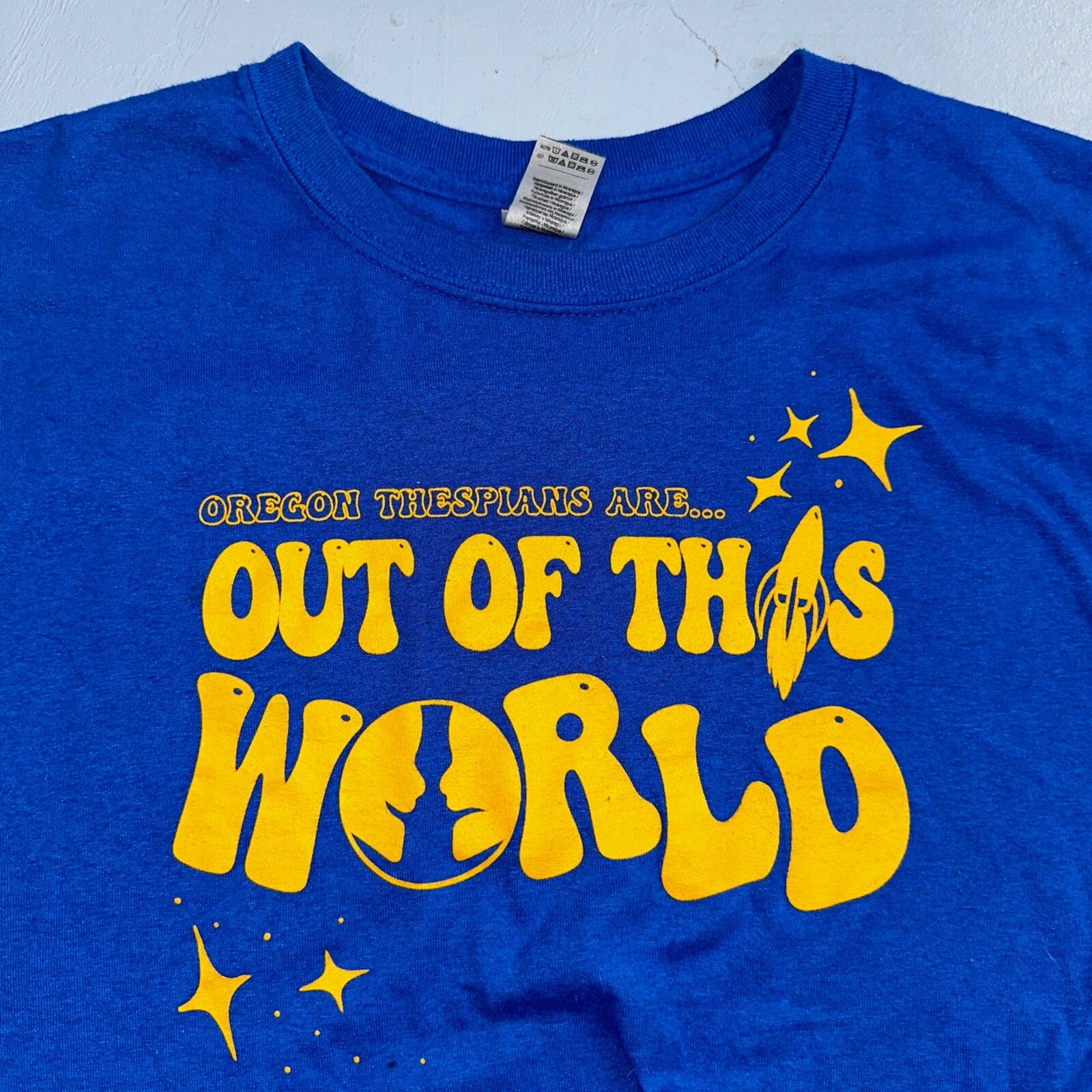 Thespian Society Art Oregon Out Of This World T Shirt Fun Cute Acting Theatre