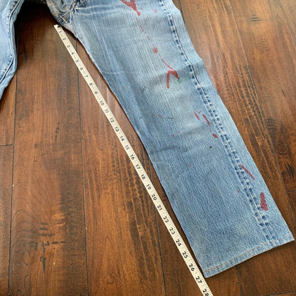 Levis Vintage 80s Redline Selvedge USA 501 XX Jeans 66 70s Act 30x27