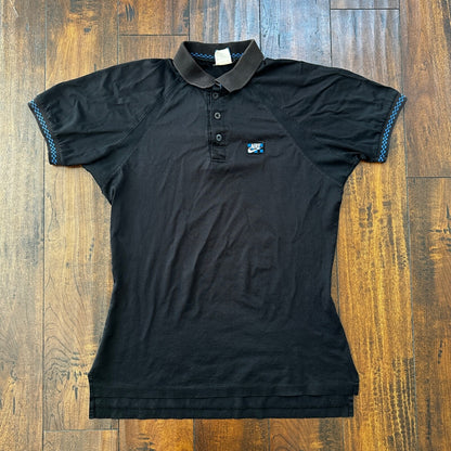 Nike John McEnroe 1985 Challenge Court Checkerboard Tennis Polo Shirt Vintage L