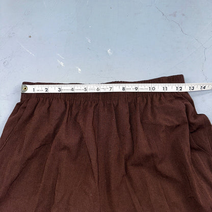 Briggs New York 2 Pc Womens 12 Brown Stretch Pants Blazer Vintage USA 80s