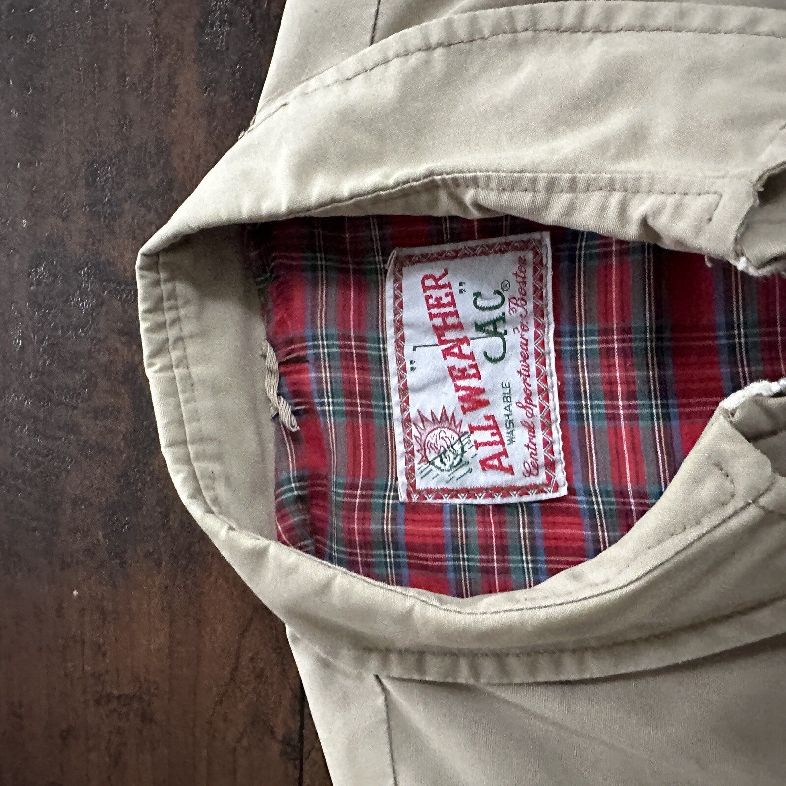 Vintage 50s Coat Rain Jacket All Weather Jac Boston 60s Rockabilly 1960s Talon