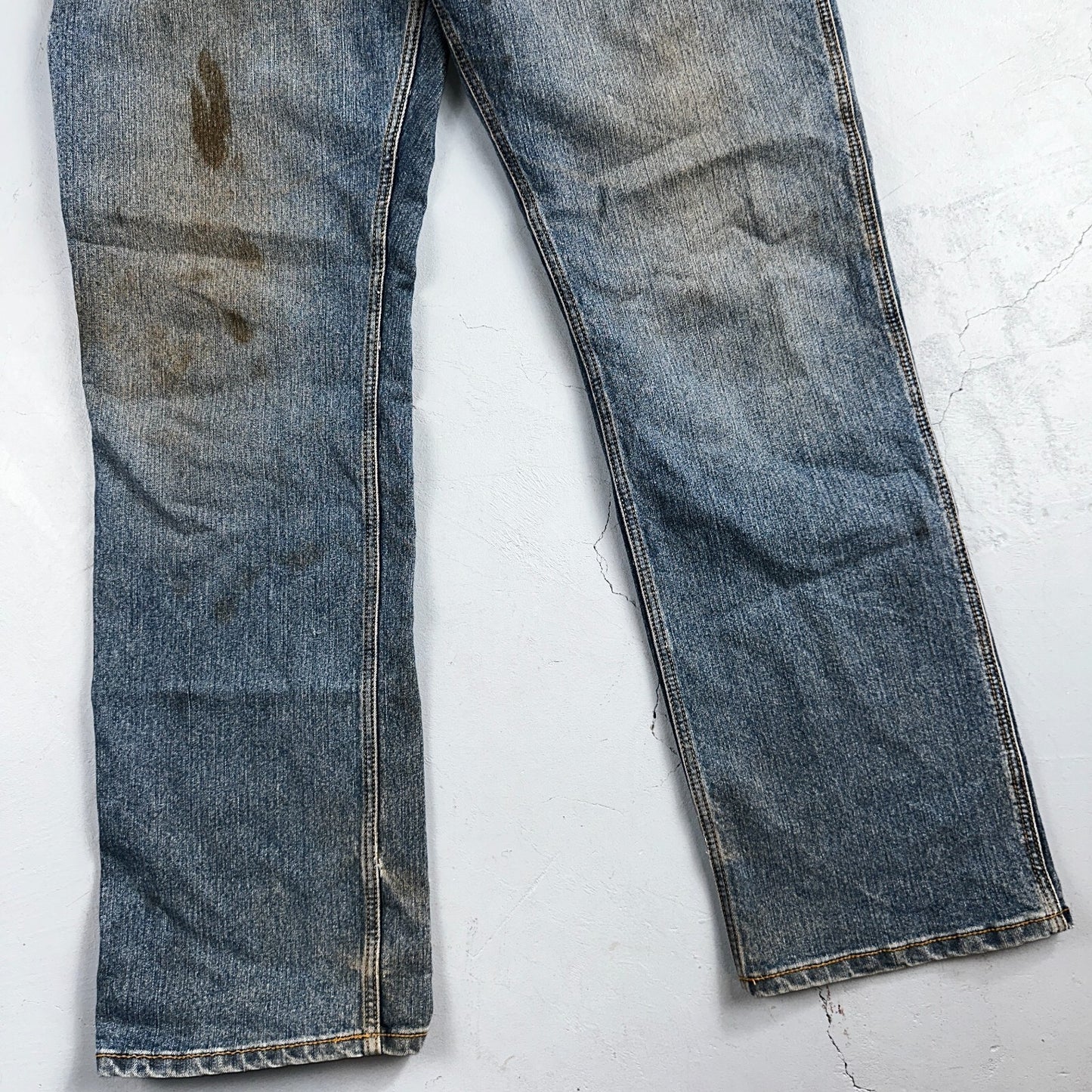 Ariat Rebar Jeans Men's 35x34 Blue M4 Workhorse Edge Boot Cut Western