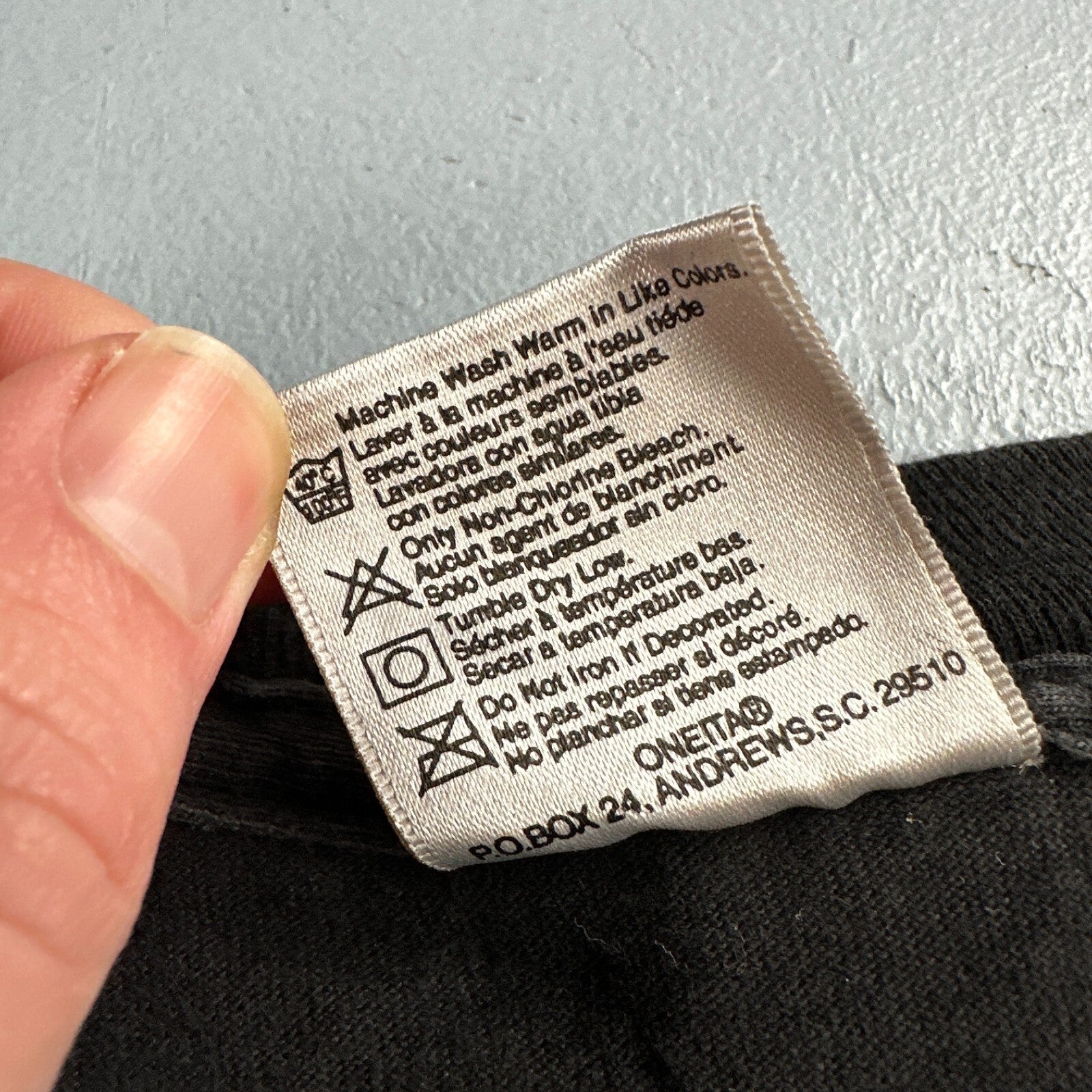 Motorcyclist Christmas Oneita VTG T Shirt Santa Central Oregon Toy Bike Harley