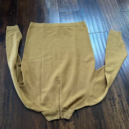 VTG 60s Pendleton Women’s Brown Pullover Sweater Long Sleeve Virgin Wool Size 36