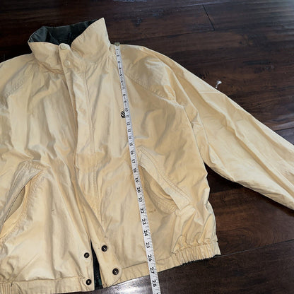 VTG 90s Nautica Reversible 90s Green Sport Jacket XL Green White Colorblock Sail