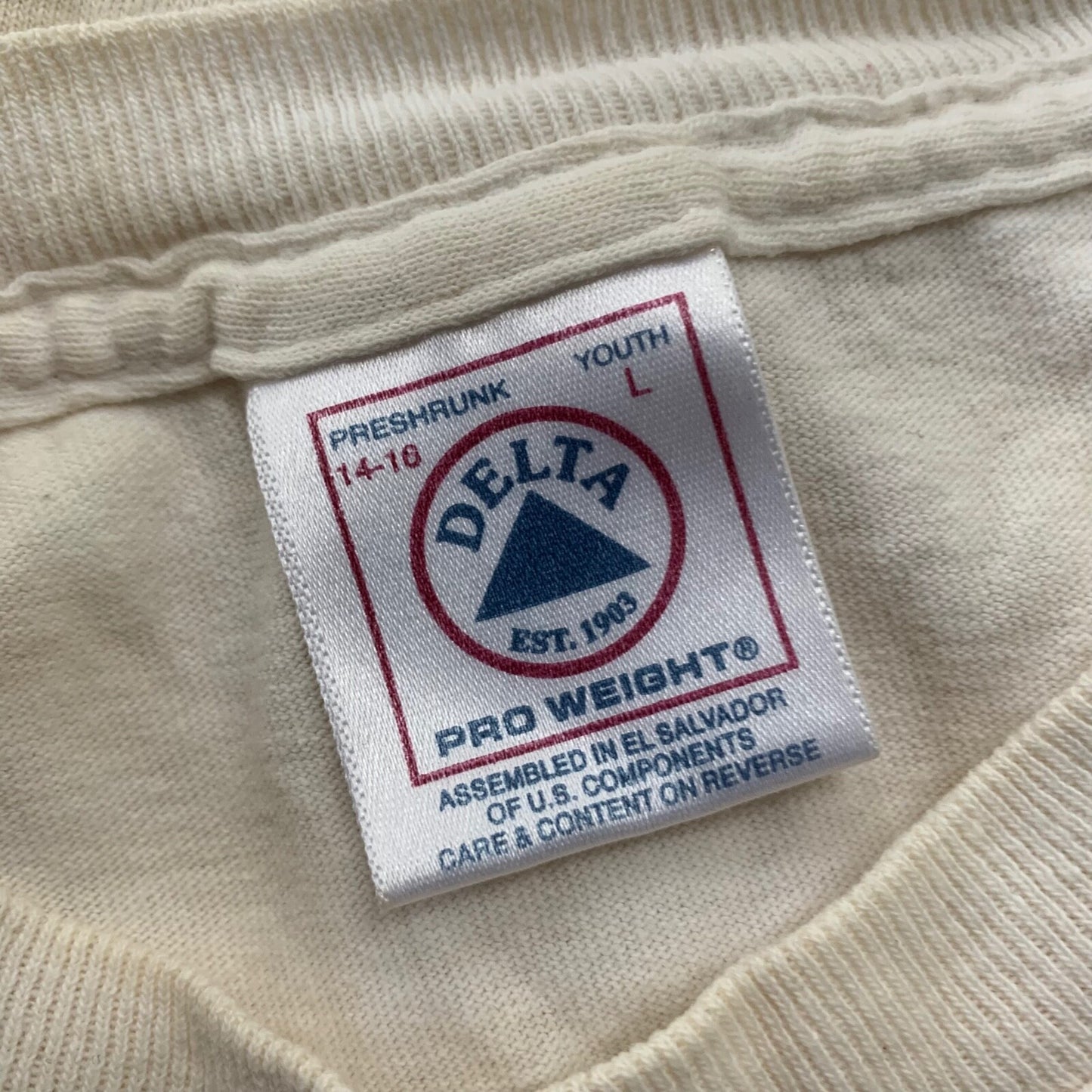 Clinton 2002 Vintage T Shirt USA Travel Pro Delta Democracy Political 