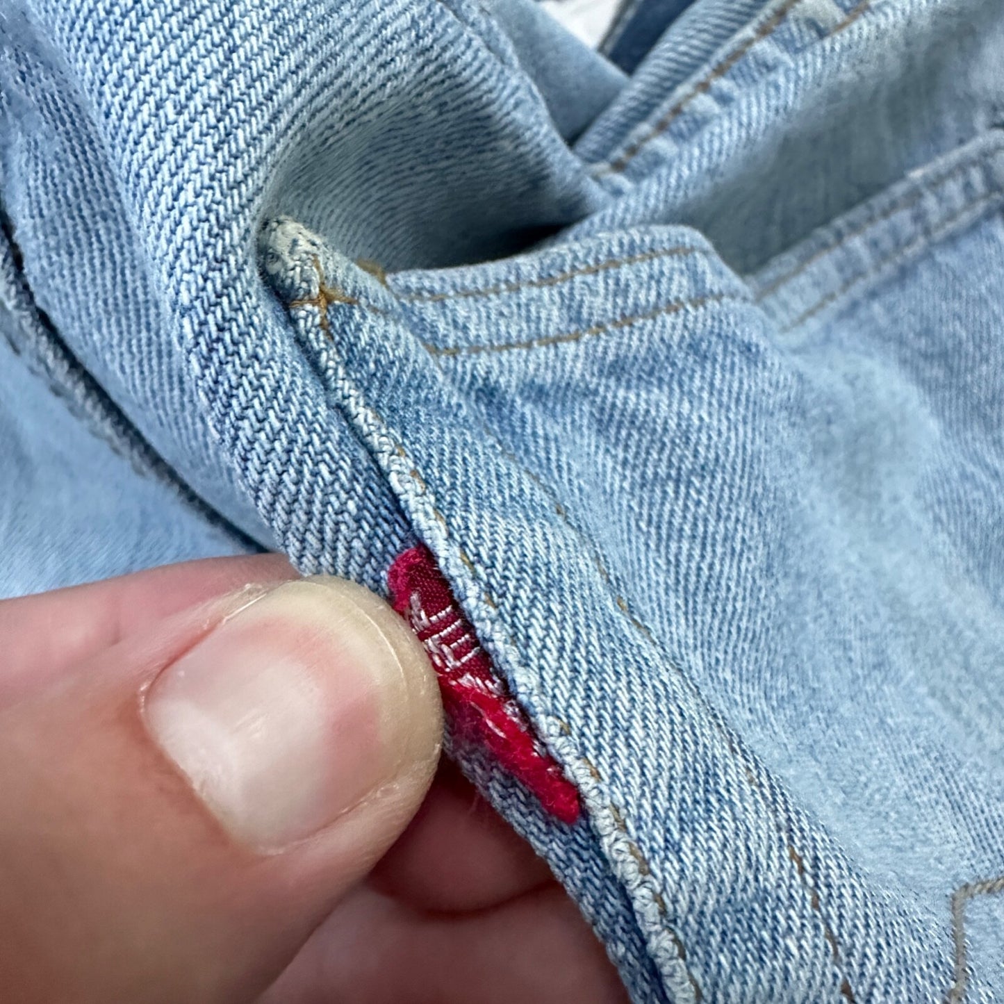 Vintage LEVIS 501XX Jeans Big E 1960s Denim Redline Selvedge 33x31 USA 60s 66