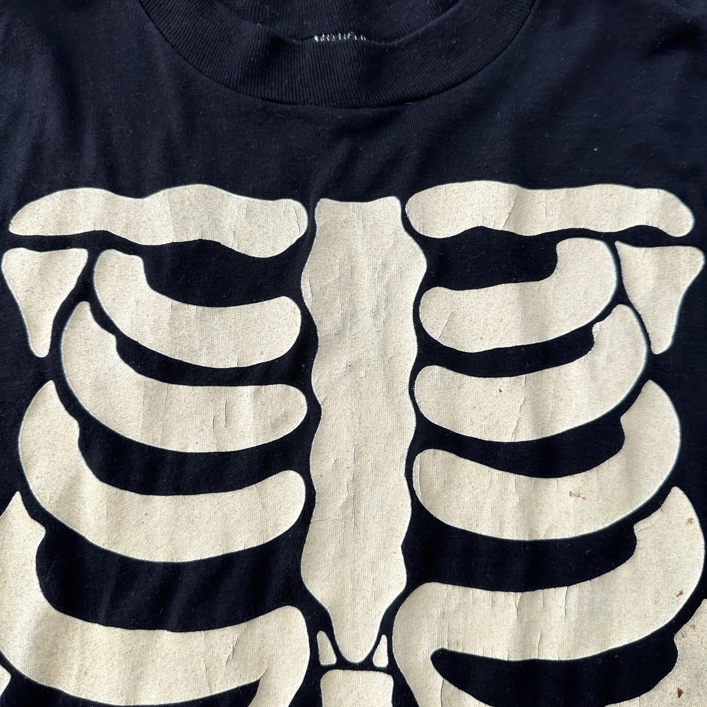 VTG 90s Hallmark Skeleton Bones Leslie Arwin T Shirt Made In USA XL Halloween