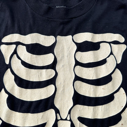 VTG 90s Hallmark Skeleton Bones Leslie Arwin T Shirt Made In USA XL Halloween