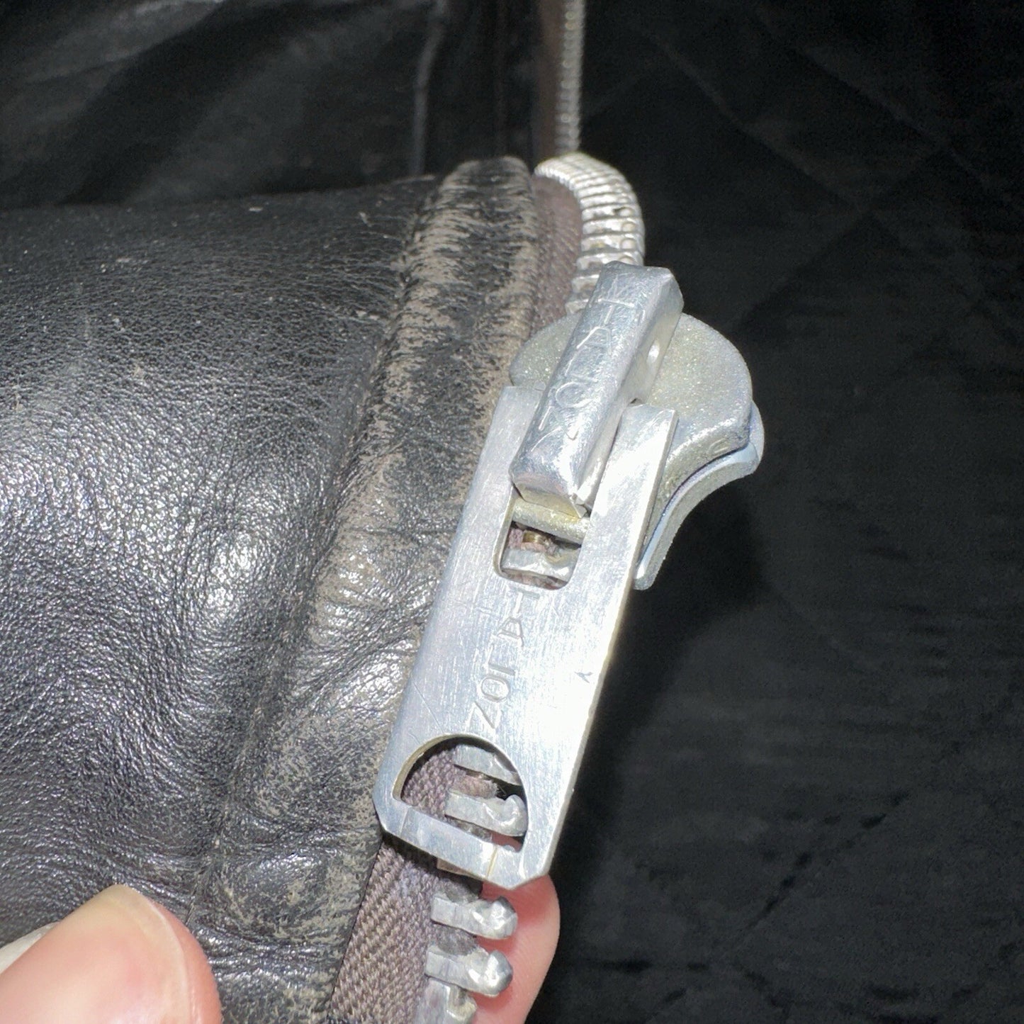 Vintage 50s 60s Black Leather Motorcycle Jacket Cafe Racer Biker 38 1950s 1960s