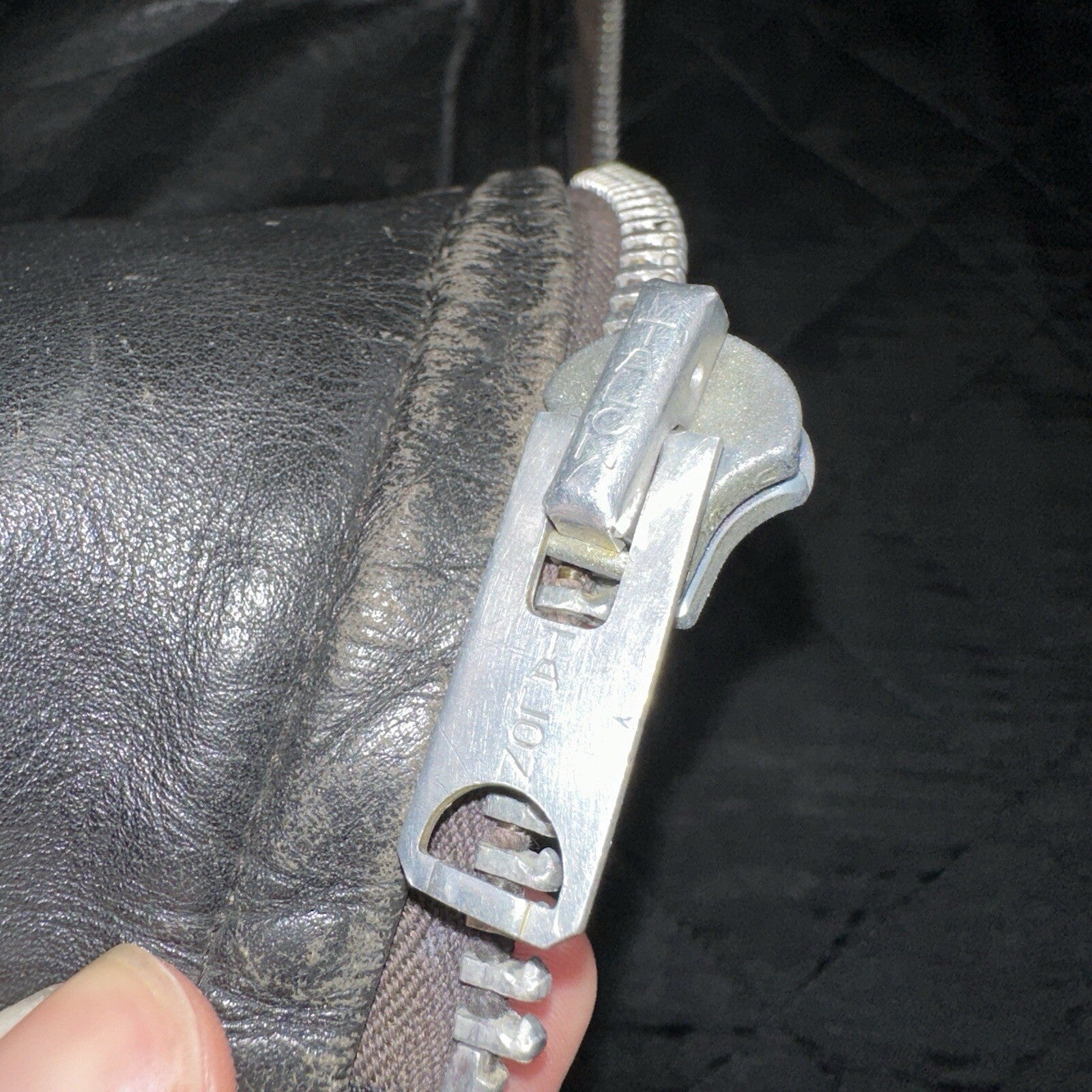 Vintage 50s 60s Black Leather Motorcycle Jacket Cafe Racer Biker 38 1950s 1960s