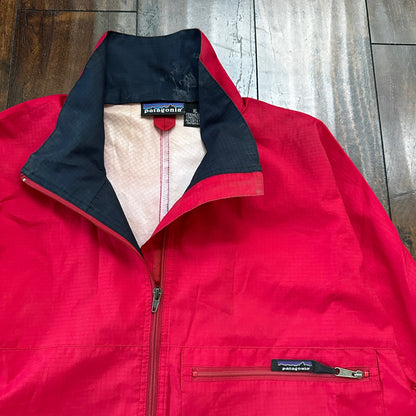 VTG Patagonia Red Jacket XL Parka Windbreaker Winter Coat Zip Nylon 90s