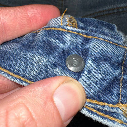 Levis 501 VTG 70s SS Redline Selvedge Jeans XX Med Wash 29x33 Act 26x29