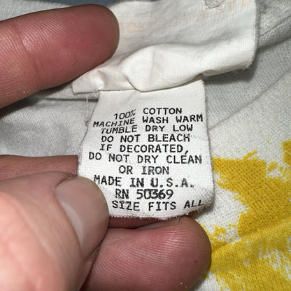 Mickey Mouse Vintage T Shirt Single Stitch 90s Paint Brush Abstract Graphic Cool