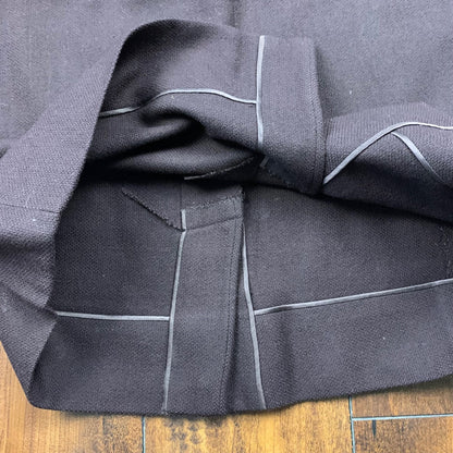 Vintage USA Rockabilly Womens Dress Brown Skirt 60s 70s Top Bottom Sanforized