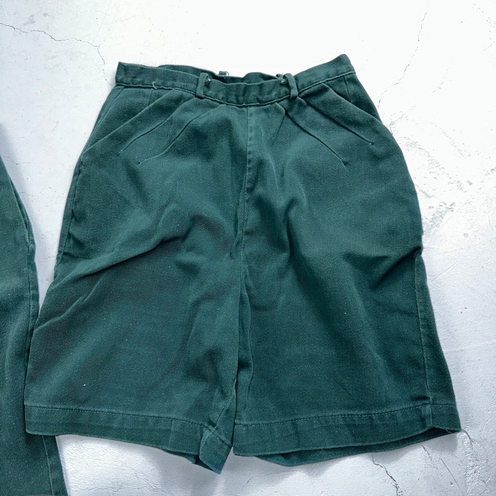 VTG Girl Scouts Uniform Dress Romper Pants 100% Cotton 1960s Rockabilly Shorts