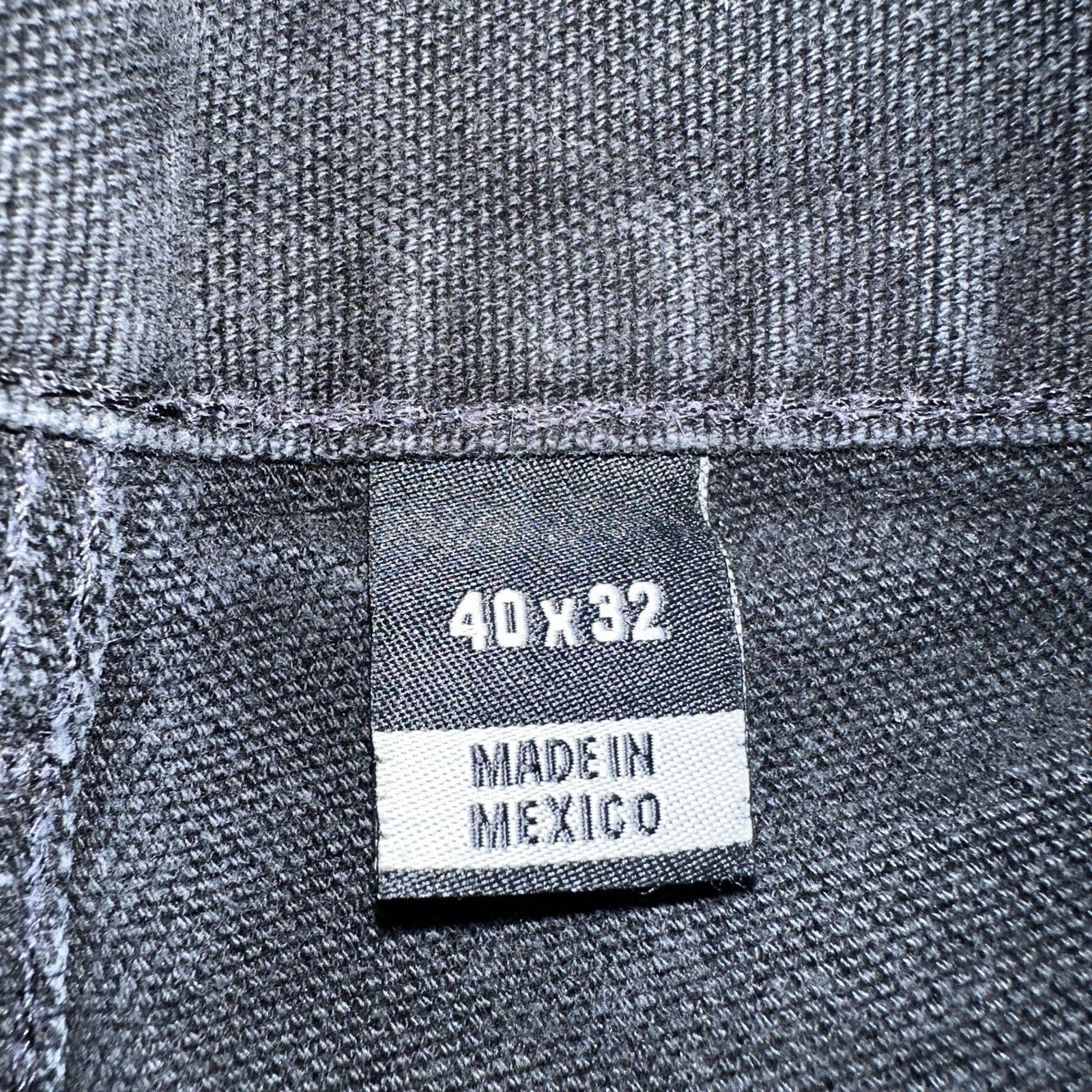 Carhartt VTG Double Knee Carpenter Pants Mexico B01 B136 BLK Black Act 40x32