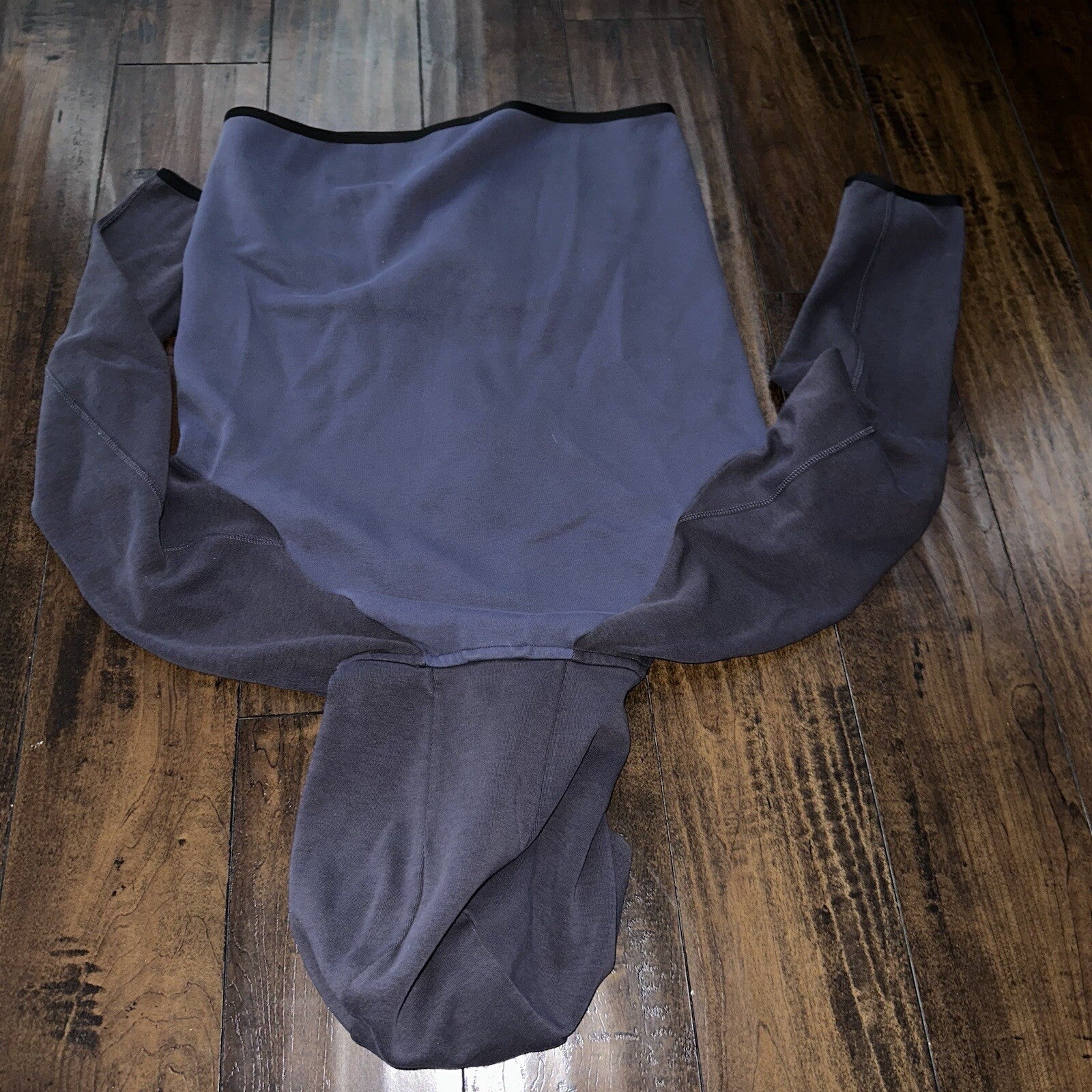 Nike Tech Womens Blue Zip Up Hoodie Large Navy Gym Sports Tight