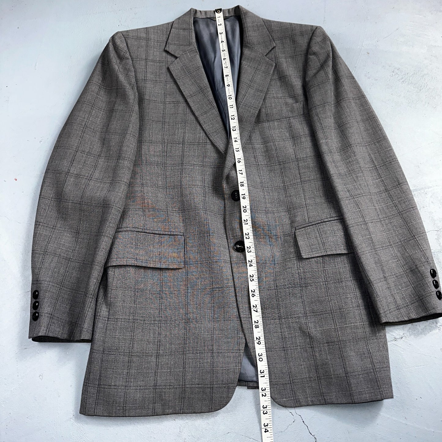 VTG Mens 2 PC Suit 38 Jacket Coat Pants Gray Rockabilly 60s 1960s Petrocelli