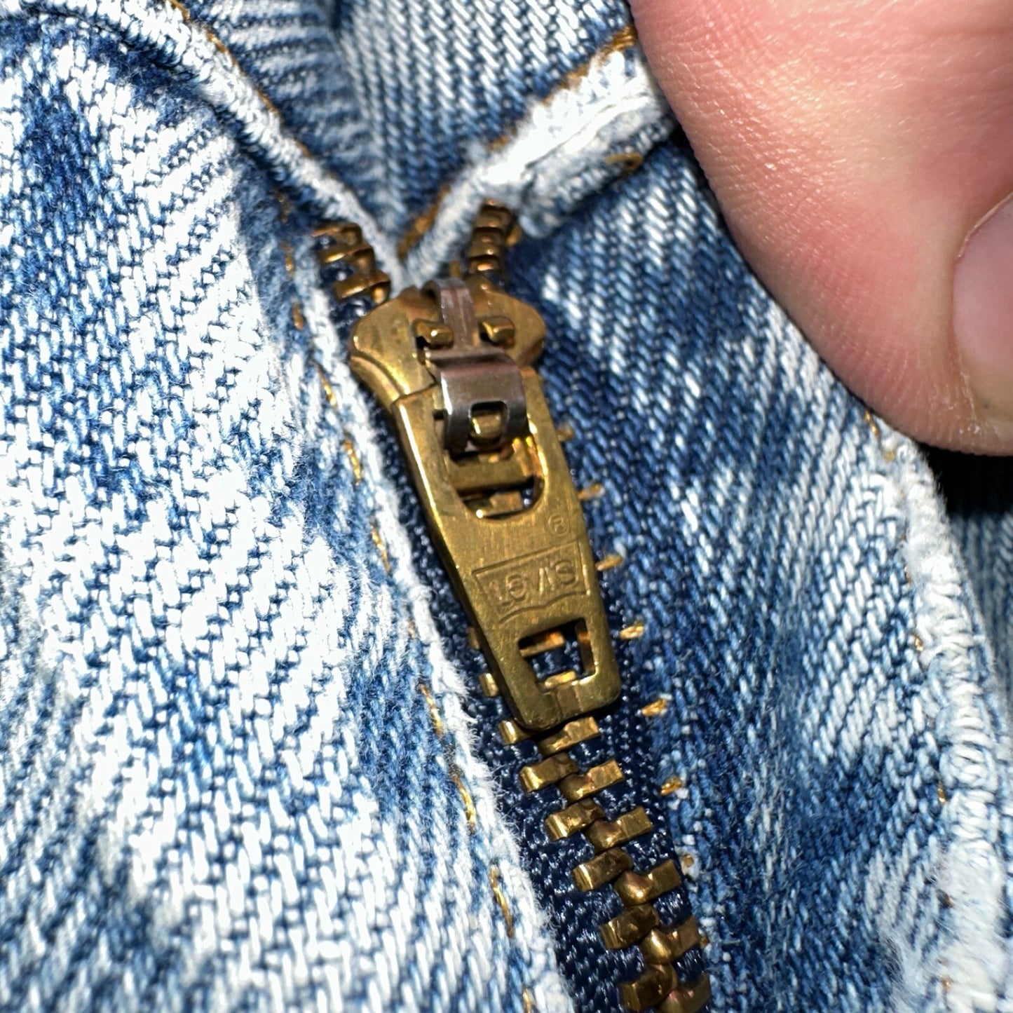 Levis 517 Vintage 80s USA Orange Tab Bootcut Flare Blue Worn Jeans Act 34x31