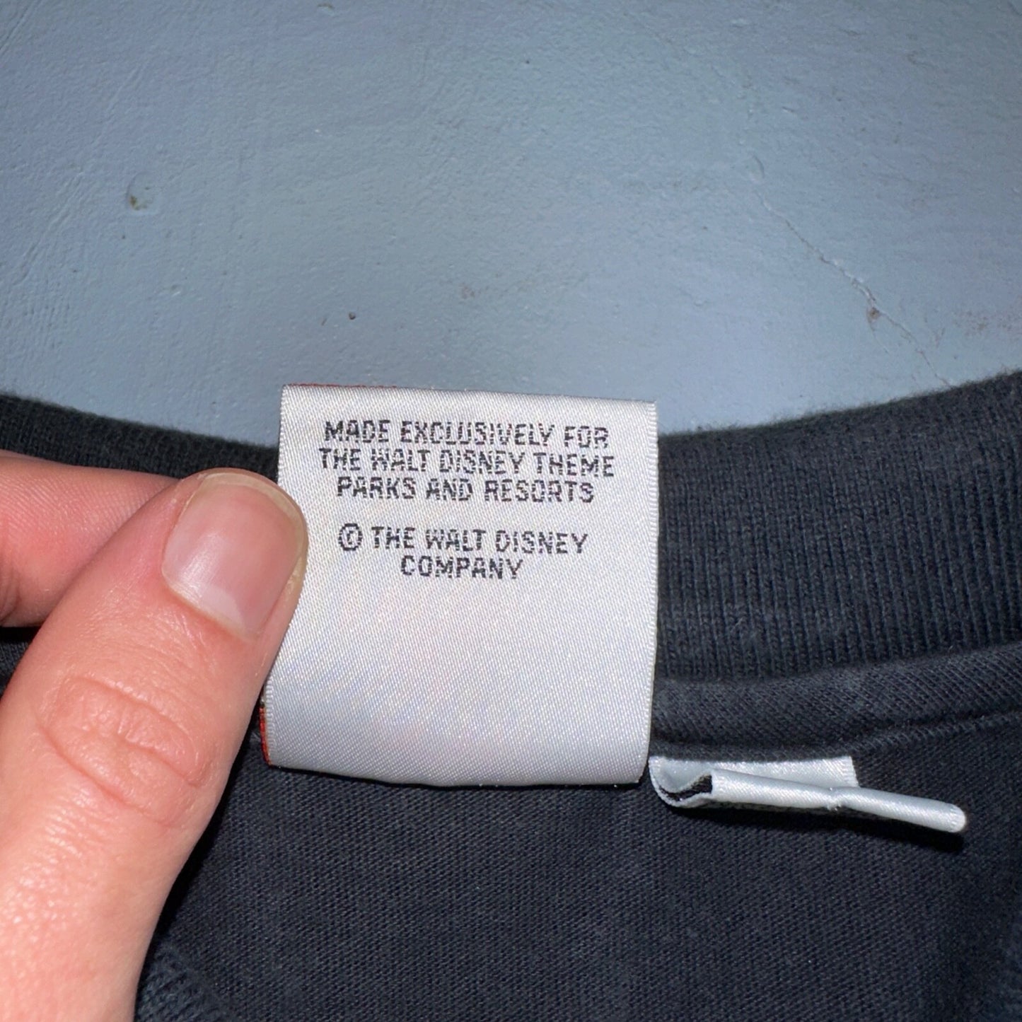 Disney Mickey Mouse 90s VTG T Shirt Polo Black Mens XL Cotton Basic Cute