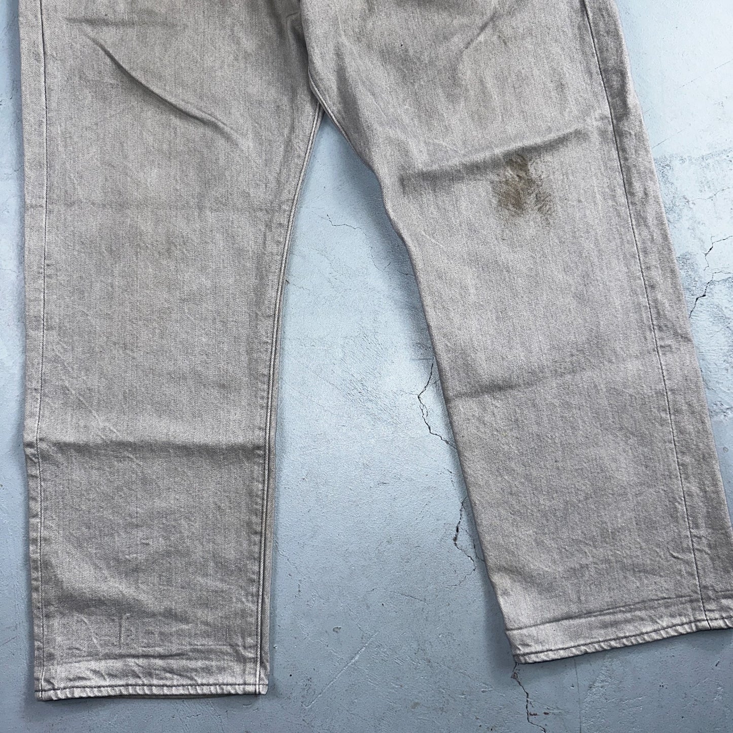 Levis 501 Vintage Y2K XX Straight Leg Jeans 40x30 Gray Wash 2000s Act 38x27