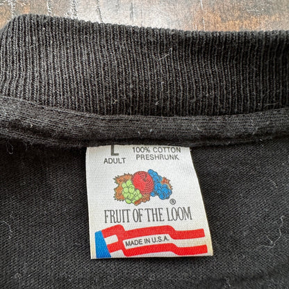 Native American Indian Horse Tribal Single Stitch Vintage T Shirt Moon Black Rap