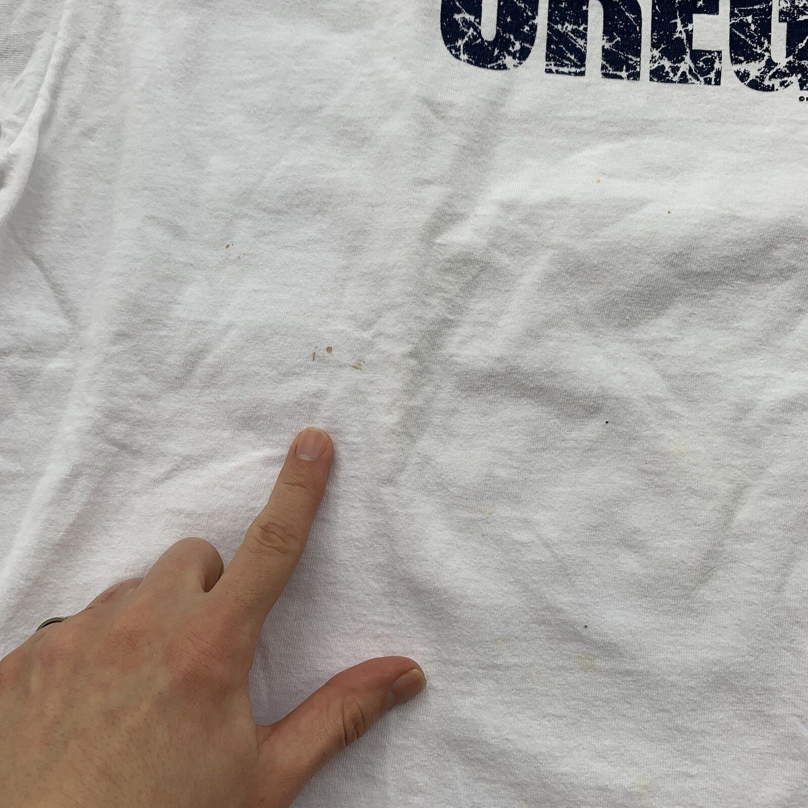 Oregon PDX Portland USA Vintage T Shirt Tultex 90s Travel Road Map Single Stitch