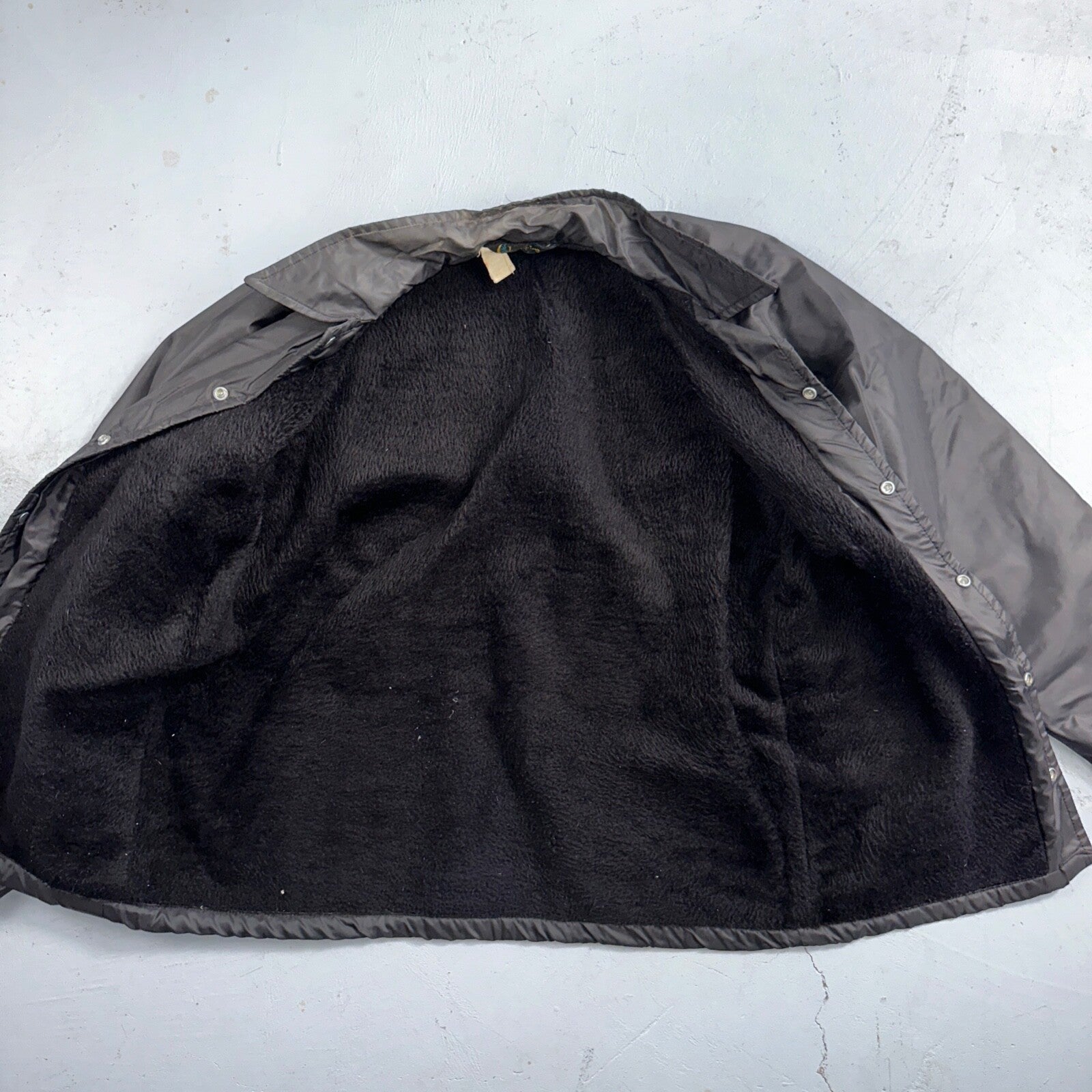 Champion Rare Vintage 70s Button Up Black Coach Windbreaker Lined Dallas Booster