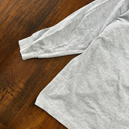 VTG Scooby Doo Cartoon Network Gray Henley Embroidered Shirt Top 90s 2001 Y2K