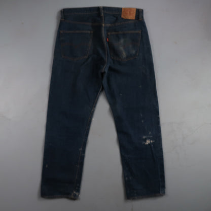 Levis 501 Vintage 70s SS Redline Selvedge USA XX Jeans Med Wash 38x32 Act 35x29