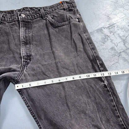 Levis 550 Vintage 90s USA Orange Tab Jeans 38x32 Black Med Wash 501 Act 36x31