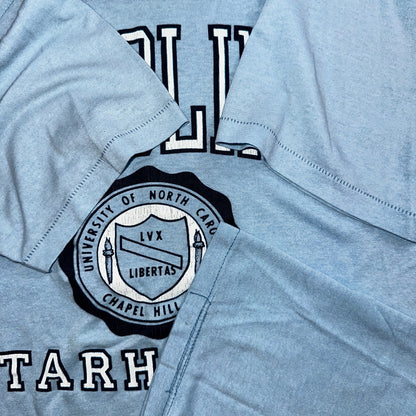 Carolina Tarheels 80s VTG T Shirt Blue UNC 1980s College University Graphic XL
