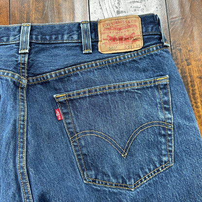 Levis 501 Vintage Y2K Straight Leg XX 2000s Jeans 38x30 Med Wash Act 36x27