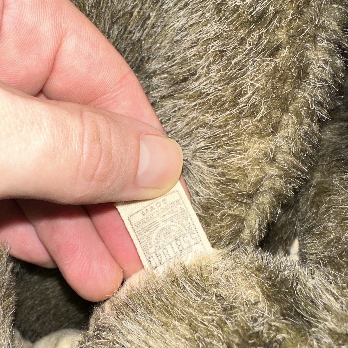 Vtg 50s 60s WHITE STAG Faux Fur Button Up Coat Jacket Union Rockabilly Rare