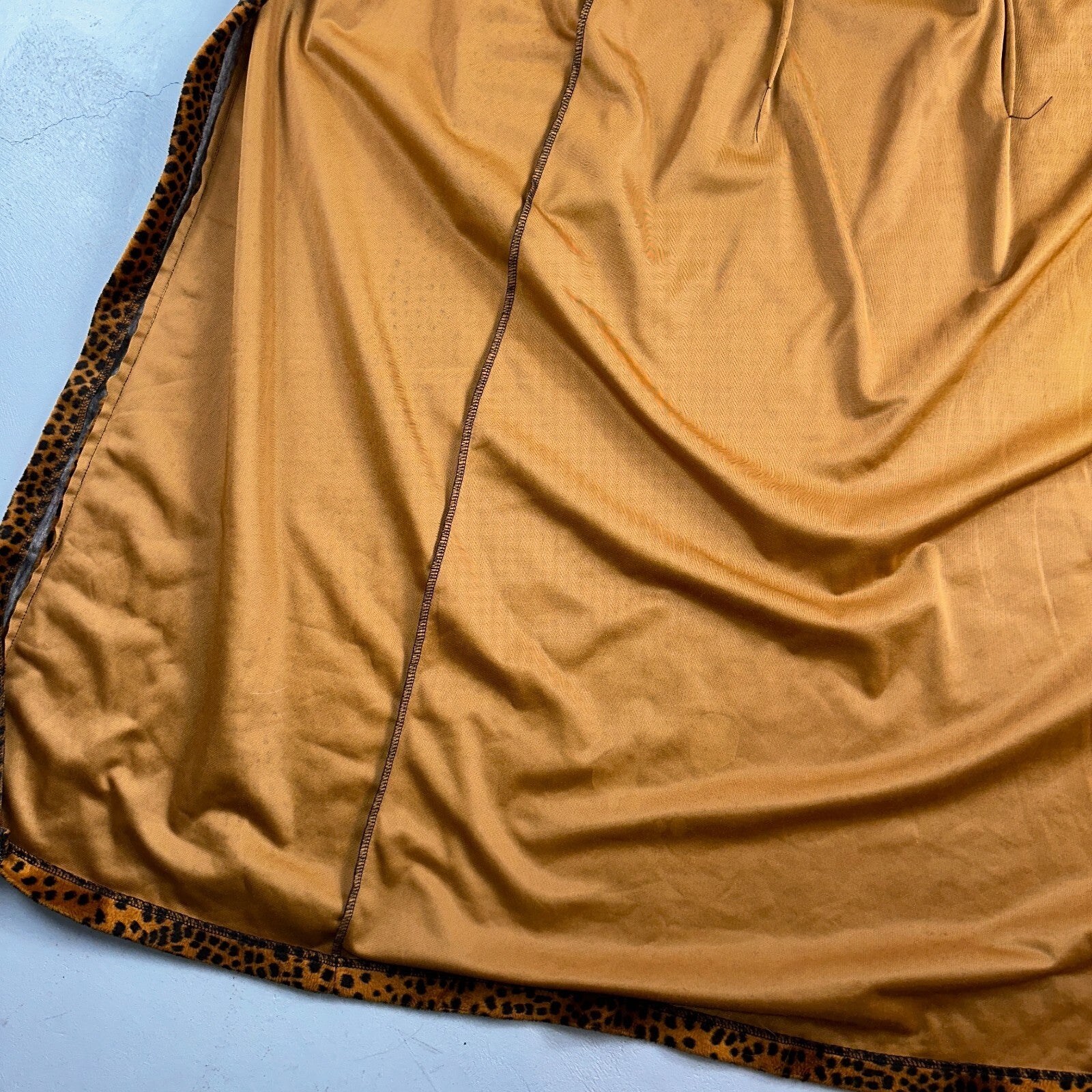 VTG ENT Jacket Womens Cheetah Outdoors Entrancy USA 70s Rockabilly Long Coat