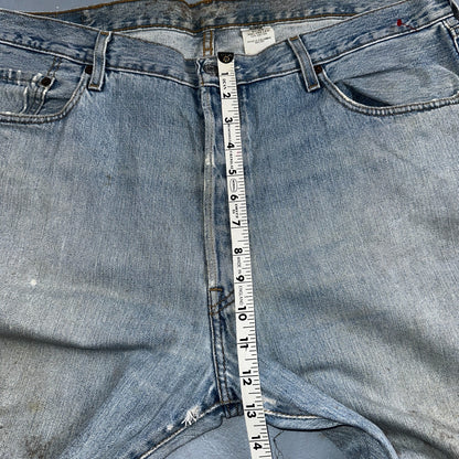 Levis 501 Vintage Y2K XX Straight Leg Jeans 90s Blue Light Wash 40x30 Act 40x29