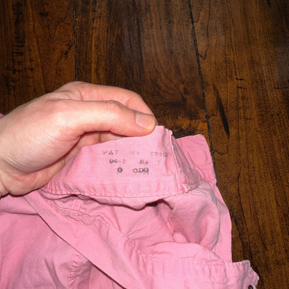 Vintage 50s 60s Tommies Sanforized Sleepwear Pajamas Pair Pants Top Cotton Pink